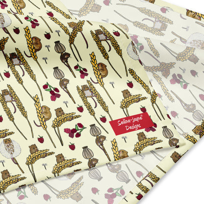Dormouse All-over Print Bandana by Selina-Jayne