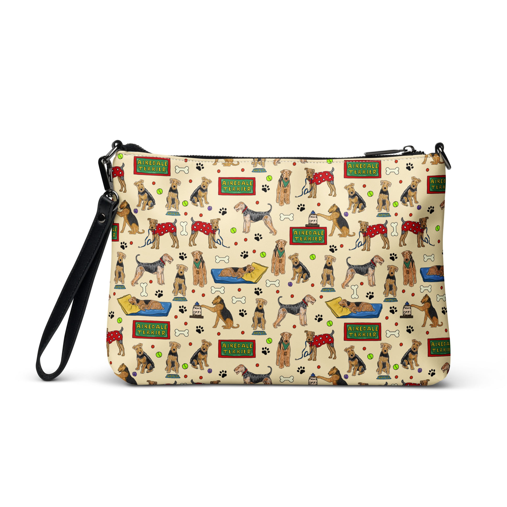 Airedale Terrier Crossbody Bag by Selina-Jayne