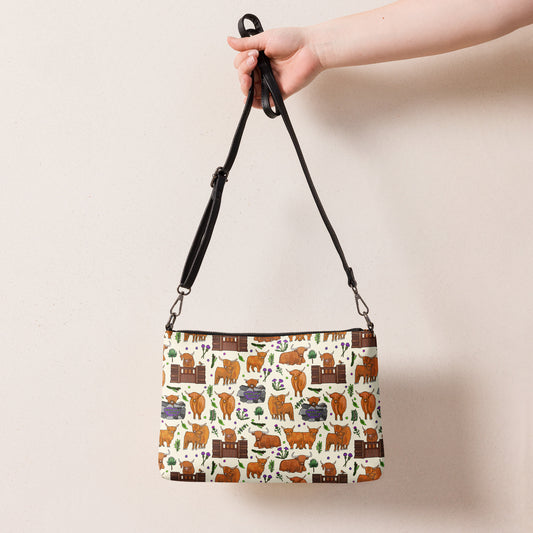 Highland Cows Crossbody Bag by Selina-Jayne