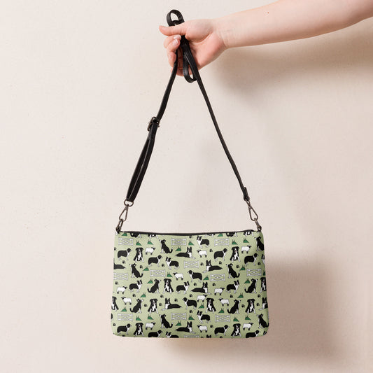 Border Collie Dogs Crossbody Bag by Selina-Jayne