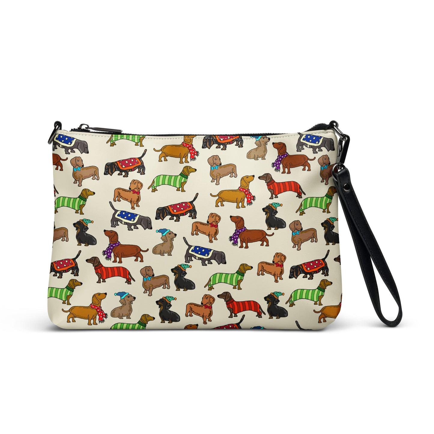 Dachshund Dogs Crossbody Bag by Selina-Jayne
