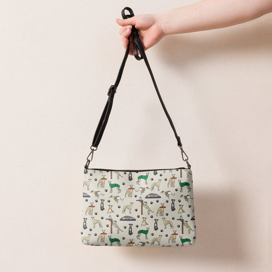 Whippet Dogs Crossbody Bag by Selina-Jayne