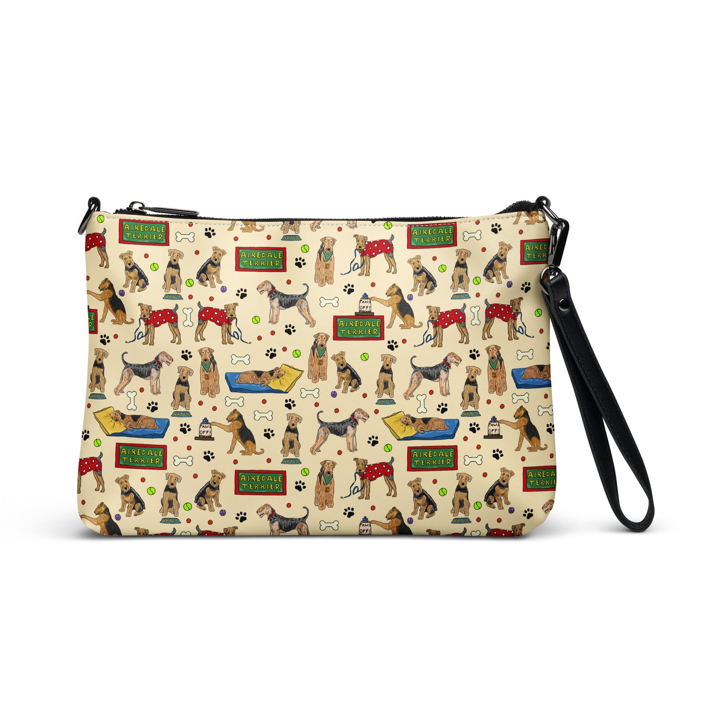Airedale Terrier Crossbody Bag by Selina-Jayne