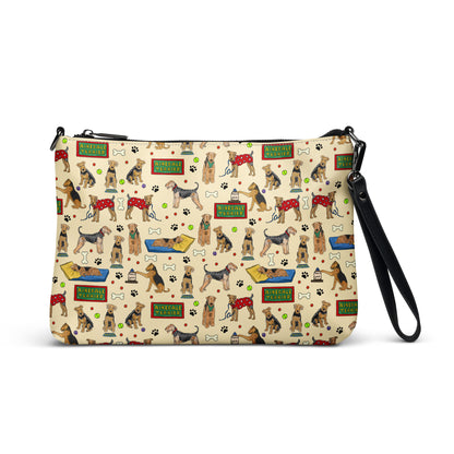 Airedale Terrier Crossbody Bag by Selina-Jayne