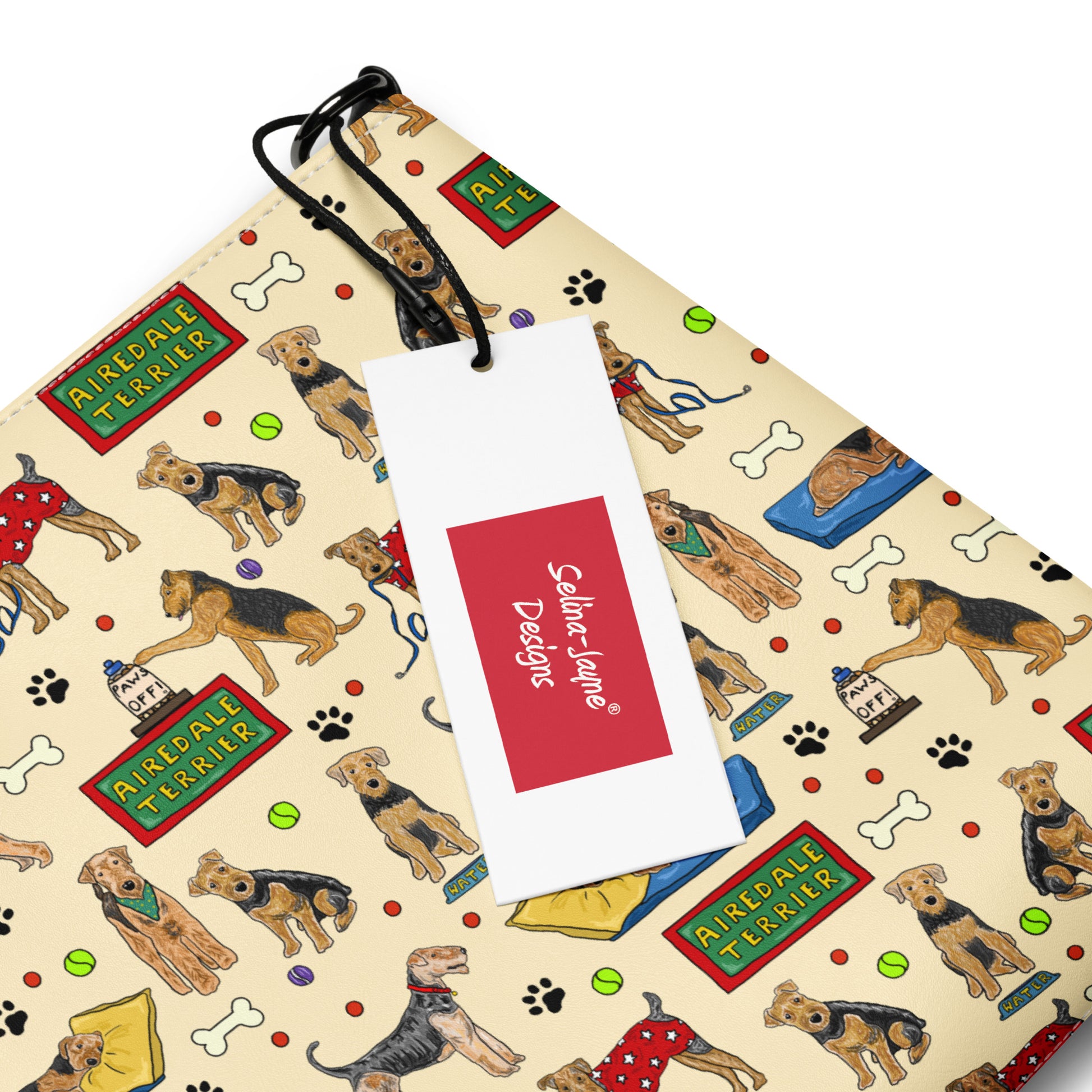 Airedale Terrier Crossbody Bag by Selina-Jayne
