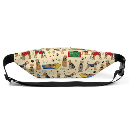 Airedale Terrier Dog Bum Bag by Selina-Jayne