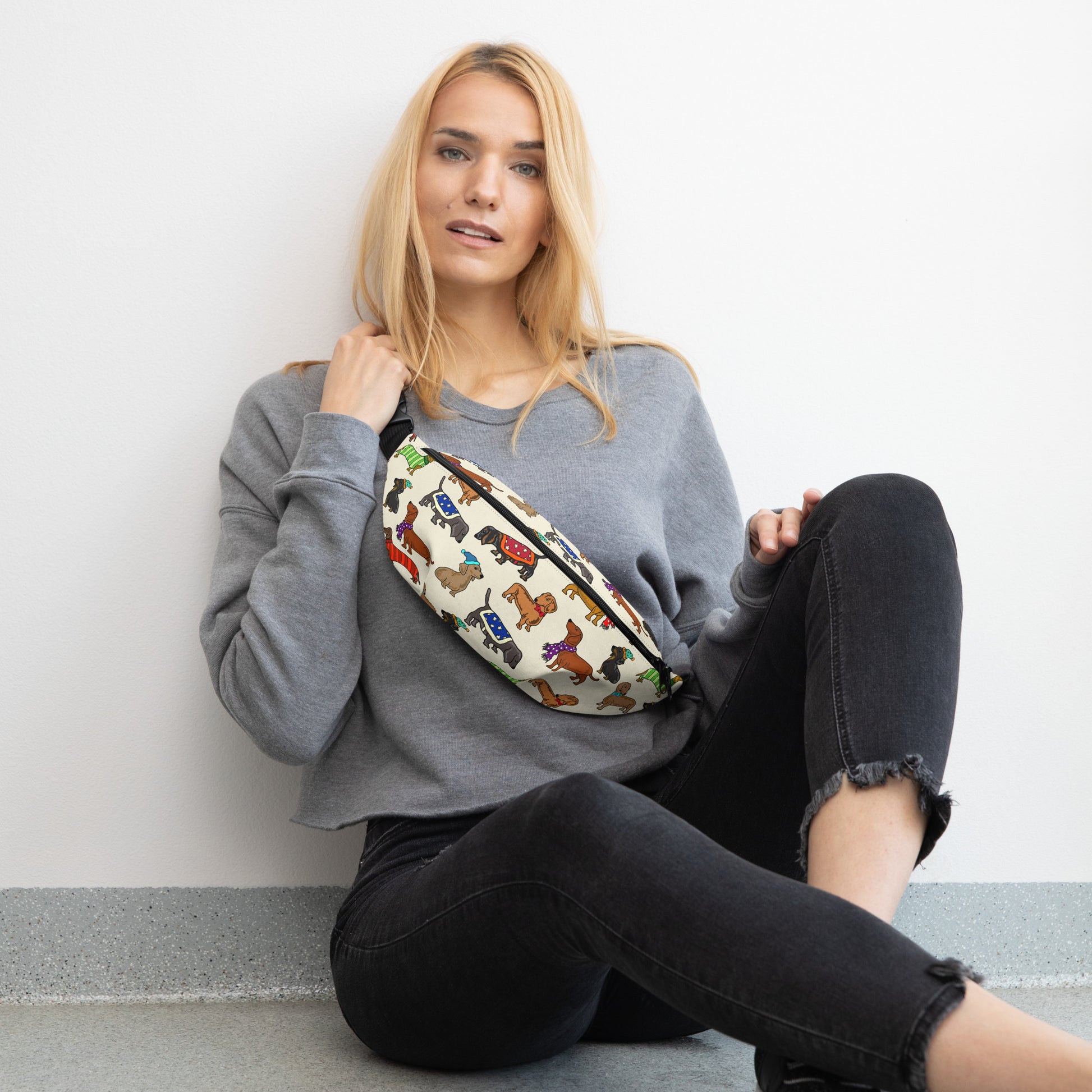 Dachshund Dog Bum Bag by Selina-Jayne