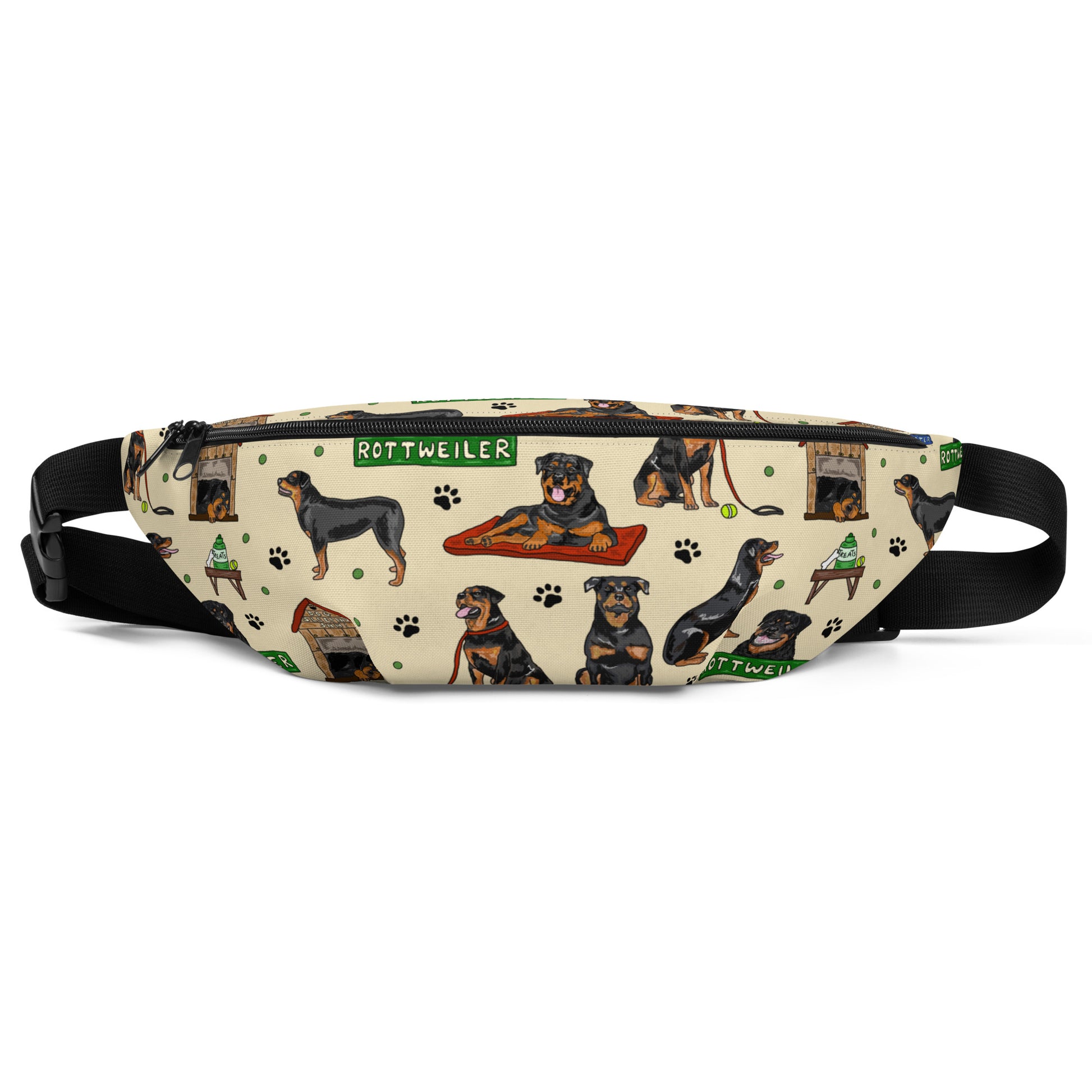 Rottweiler Dog Bum Bag by Selina-Jayne