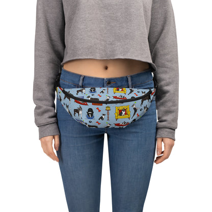 Boston Terrier Dog Bum Bag by Selina-Jayne