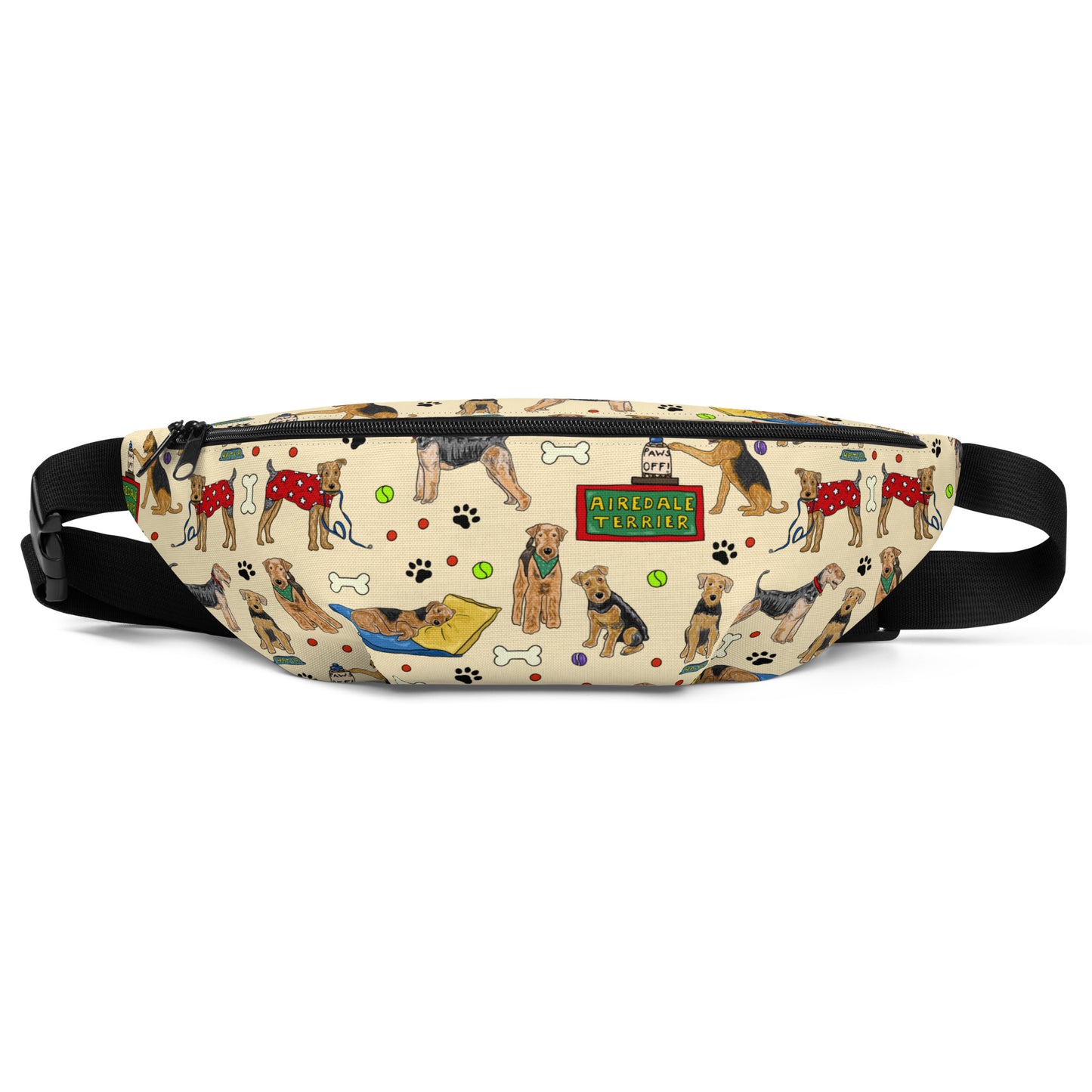 Airedale Terrier Dog Bum Bag by Selina-Jayne