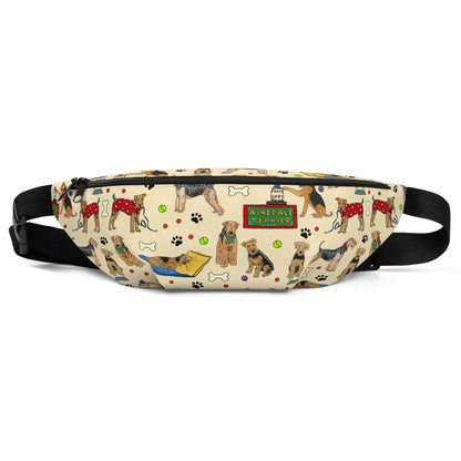 Airedale Terrier Dog Bum Bag by Selina-Jayne