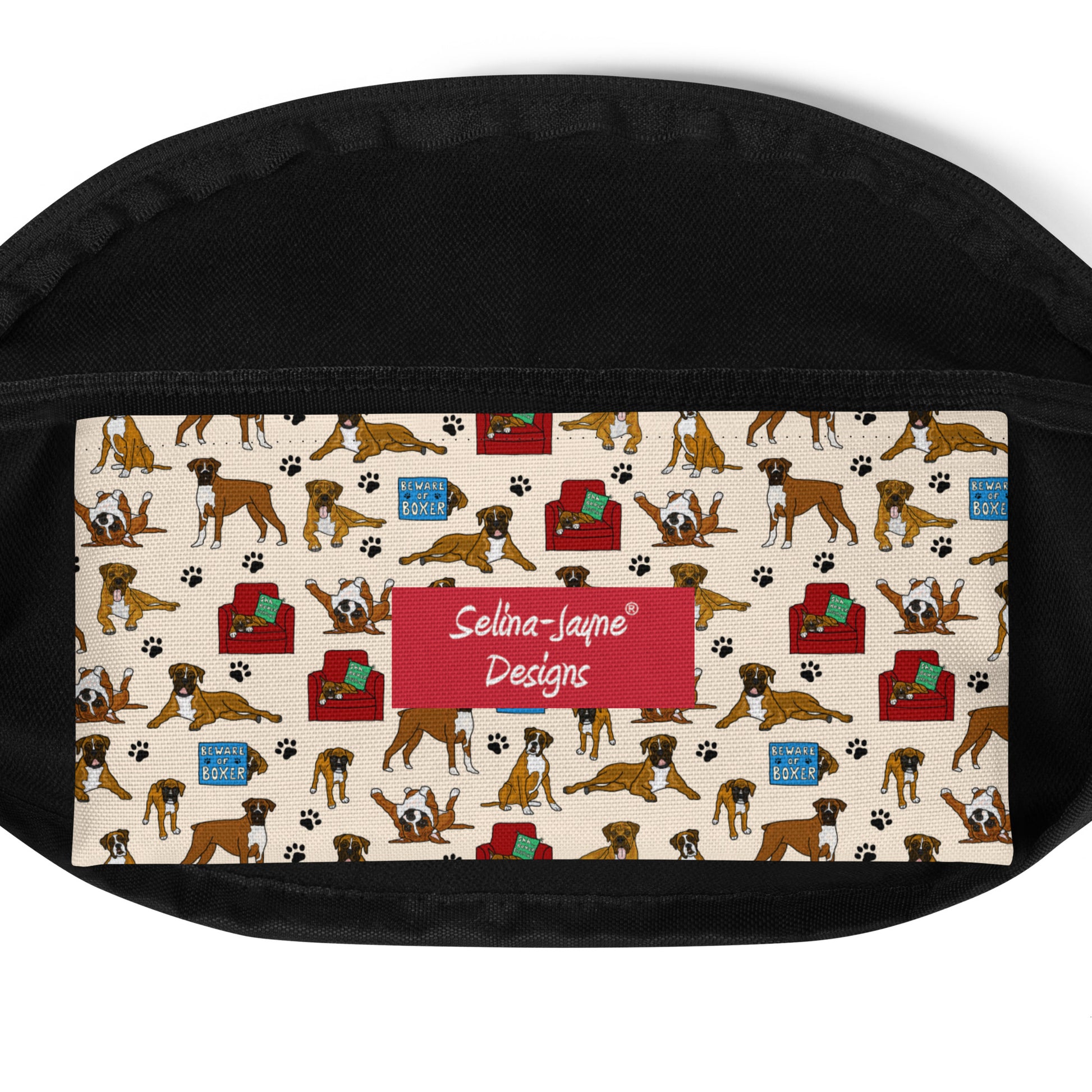 Boxer Dog Bum Bag by Selina-Jayne
