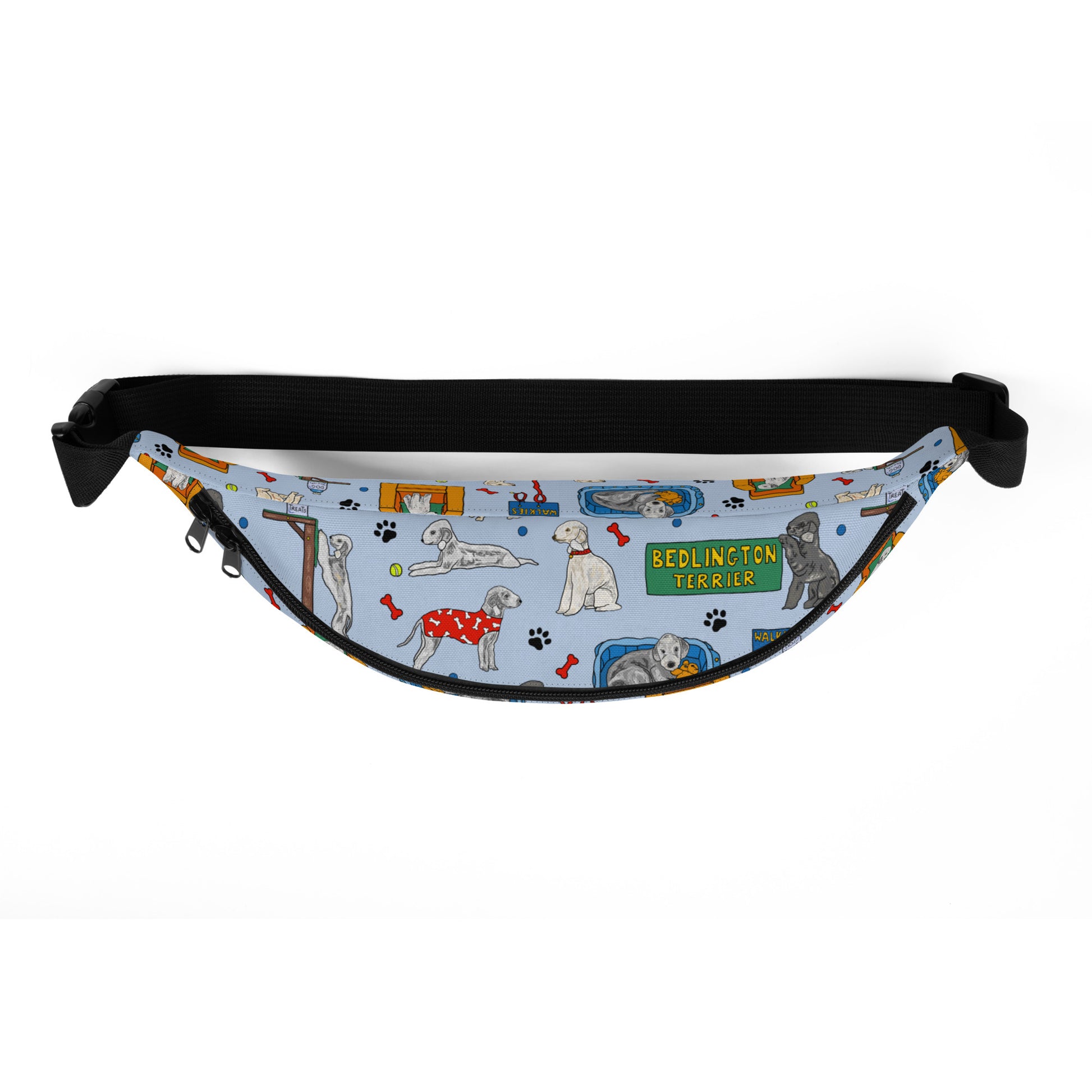 Bedlington Terrier Dog Bum Bag by Selina-Jayne
