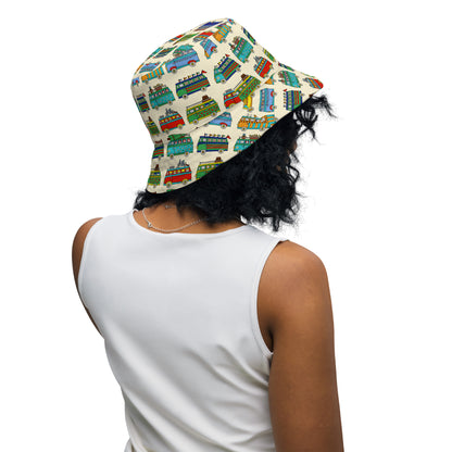 Campervan Reversible Bucket Hat by Selina-Jayne