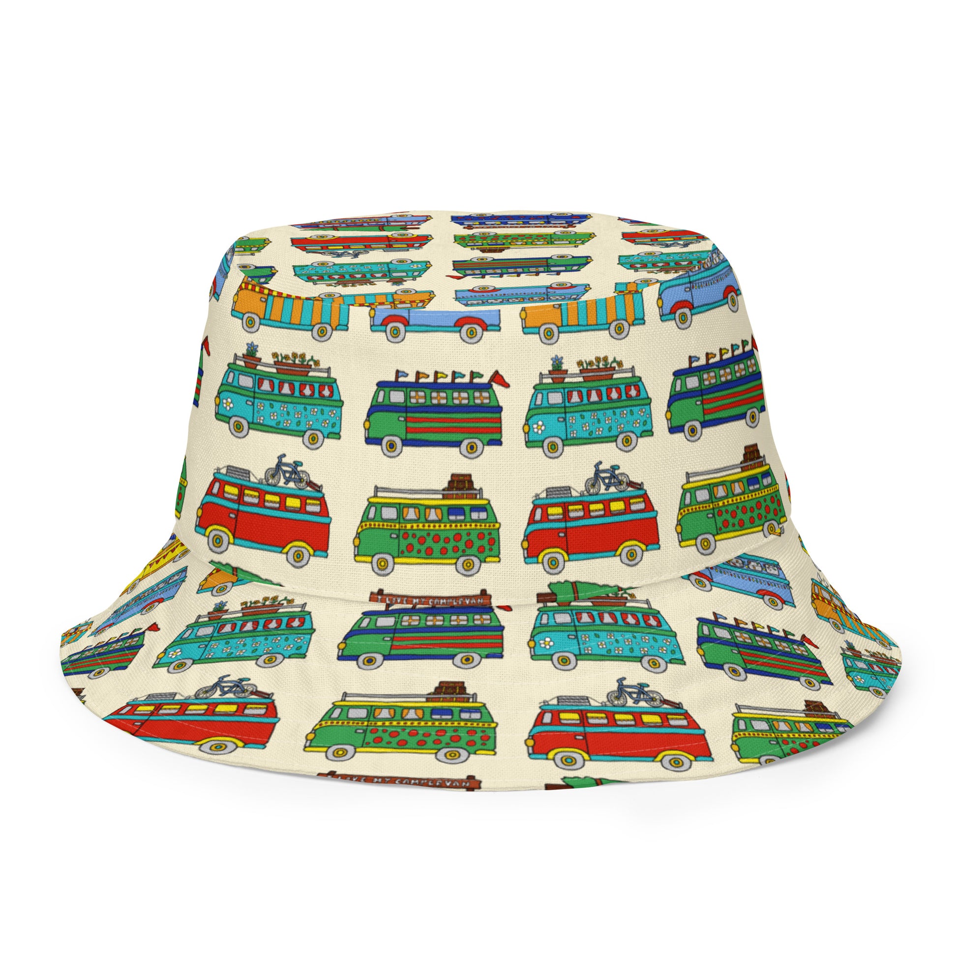 Campervan Reversible Bucket Hat by Selina-Jayne