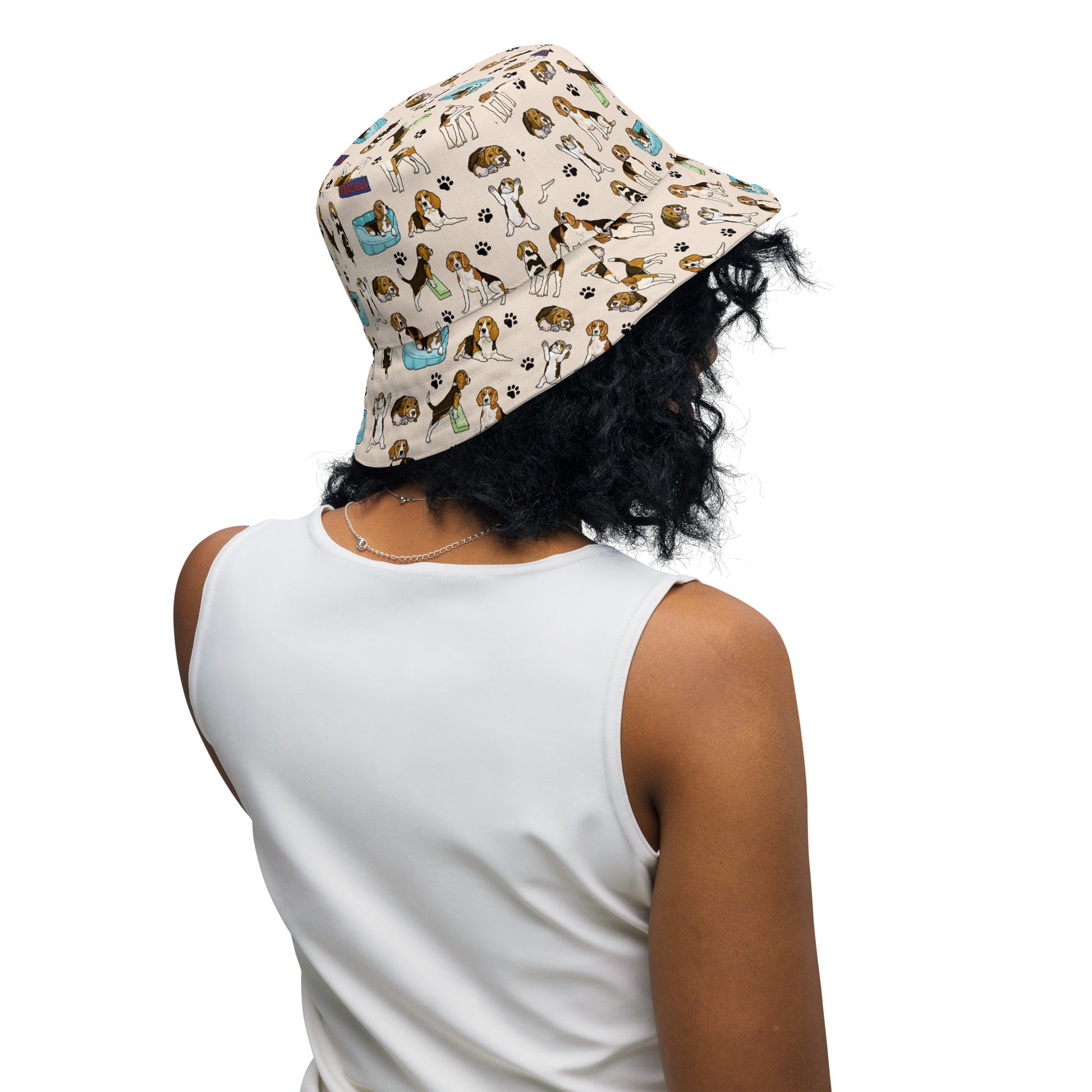 Beagles Reversible Bucket Hat by Selina-Jayne