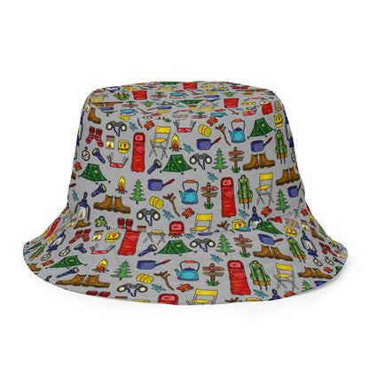 Camping Reversible Bucket Hat by Selina-Jayne