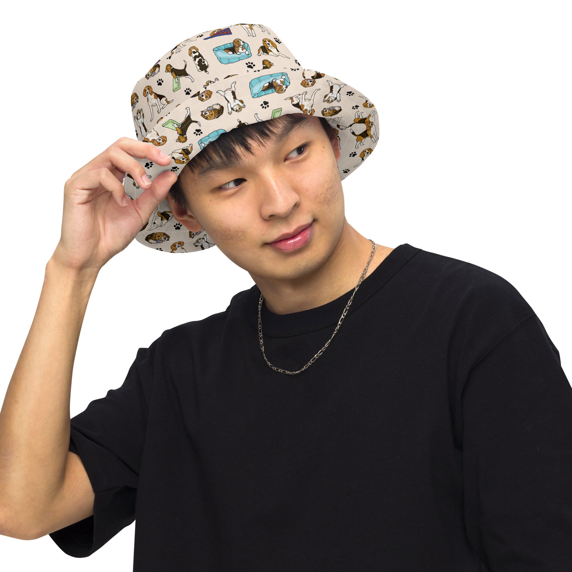 Beagles Reversible Bucket Hat by Selina-Jayne