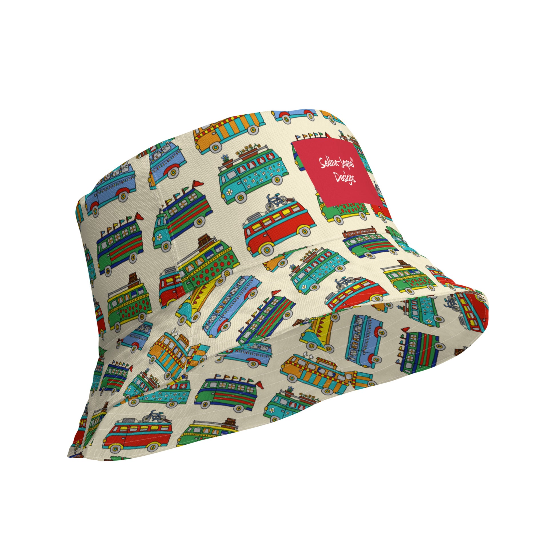 Campervan Reversible Bucket Hat by Selina-Jayne