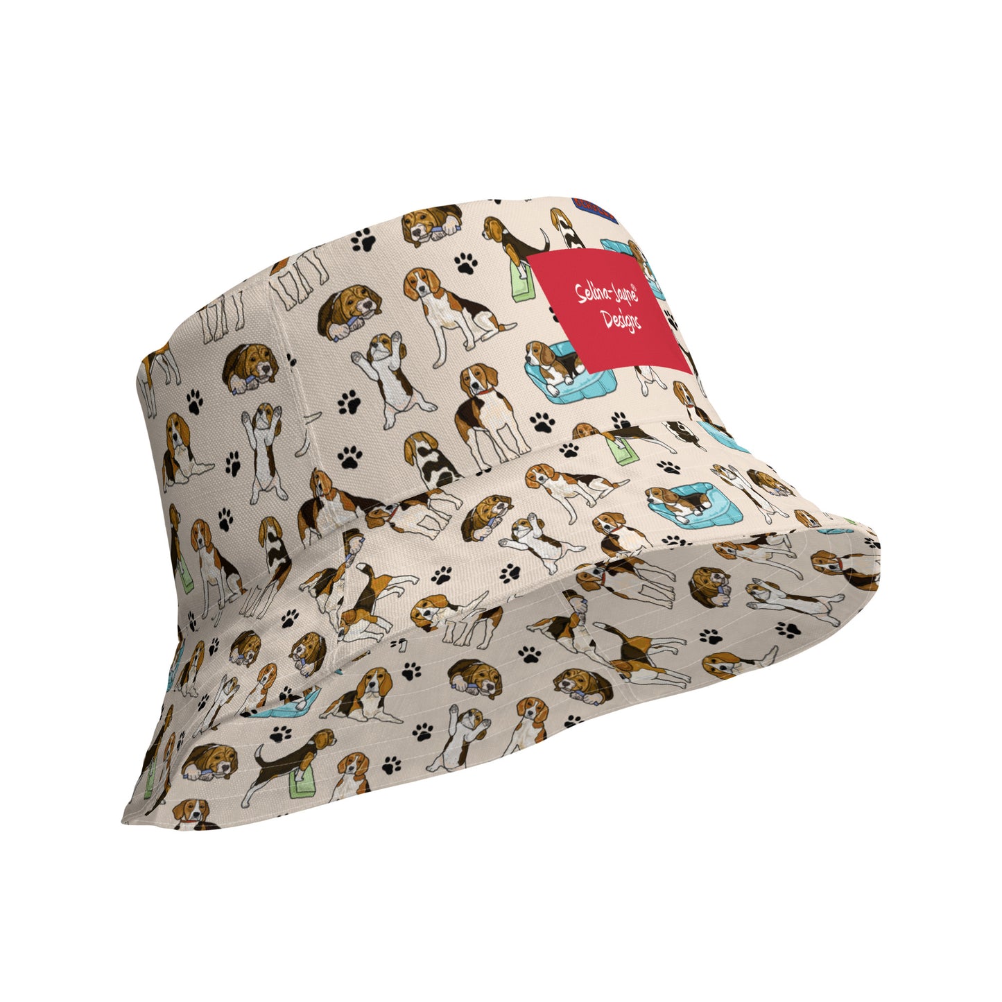 Beagles Reversible Bucket Hat by Selina-Jayne