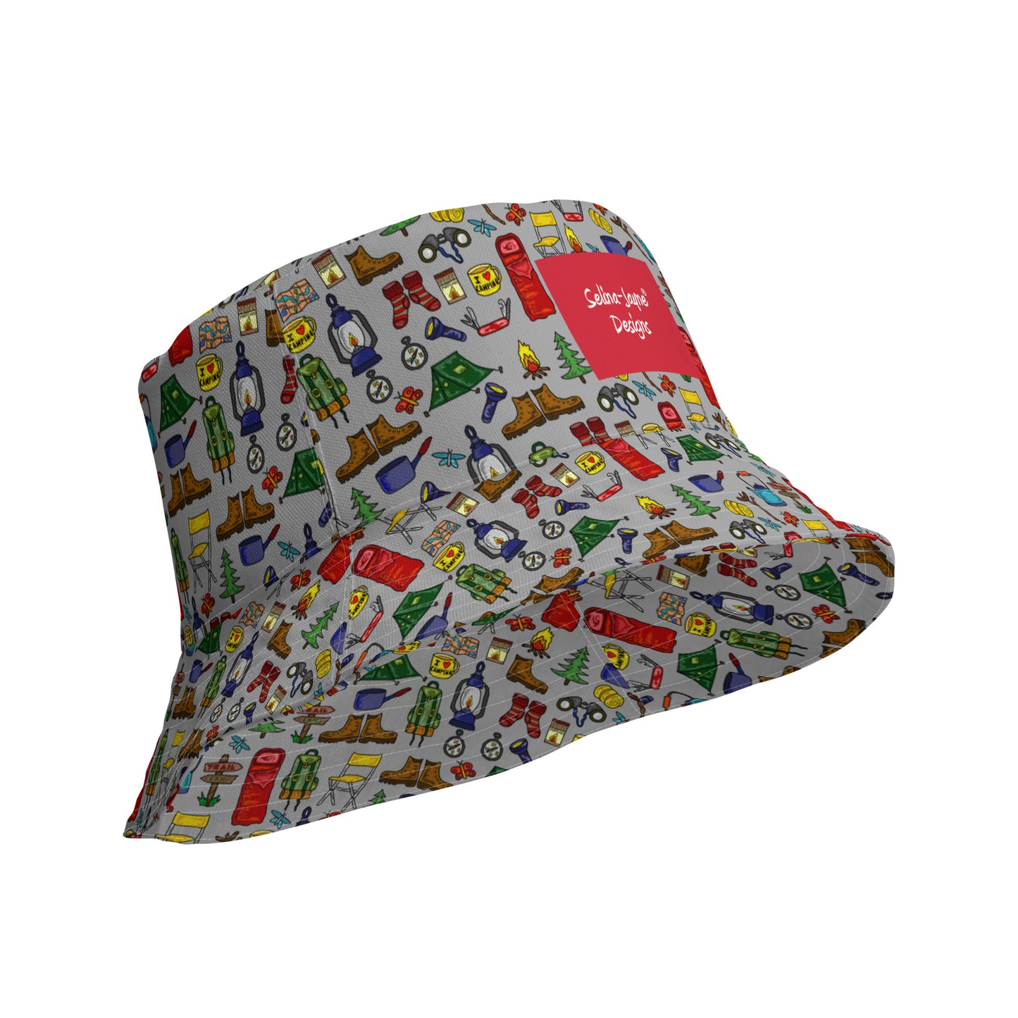 Camping Reversible Bucket Hat by Selina-Jayne