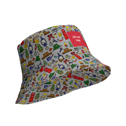 Camping Reversible Bucket Hat by Selina-Jayne