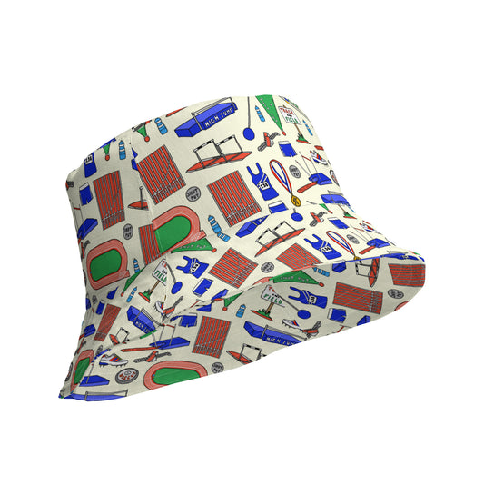 Track and Field Reversible Bucket Hat by Selina-Jayne