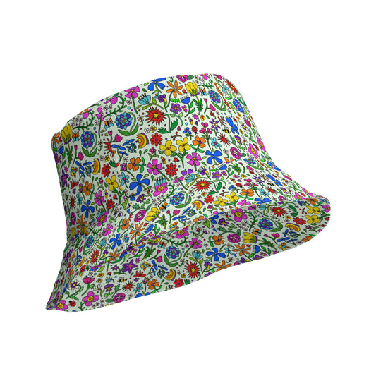 Summer Meadow Reversible Bucket Hat by Selina-Jayne
