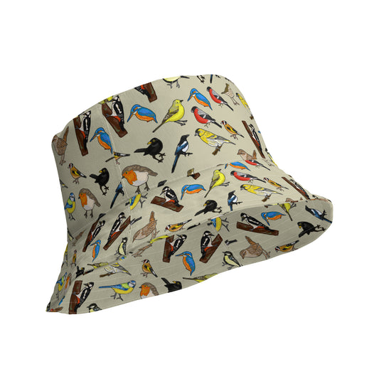 British Birds Reversible Bucket Hat by Selina-Jayne