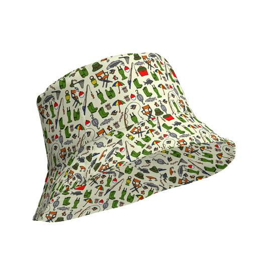 Fishing Reversible Bucket Hat by Selina-Jayne