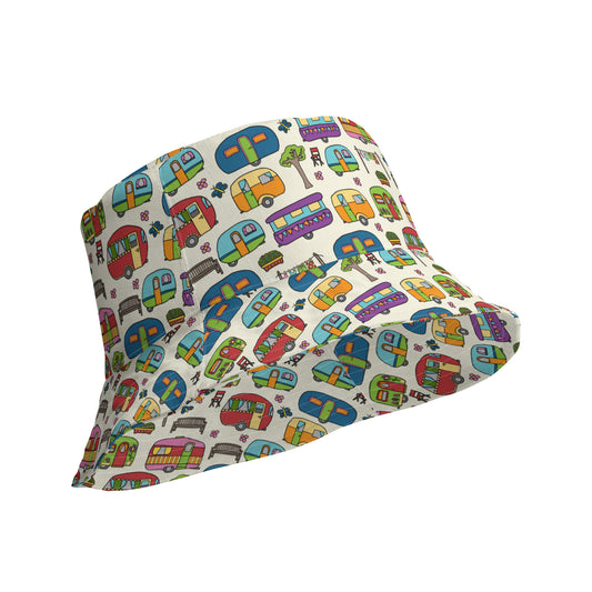 Caravans Reversible Bucket Hat by Selina-Jayne