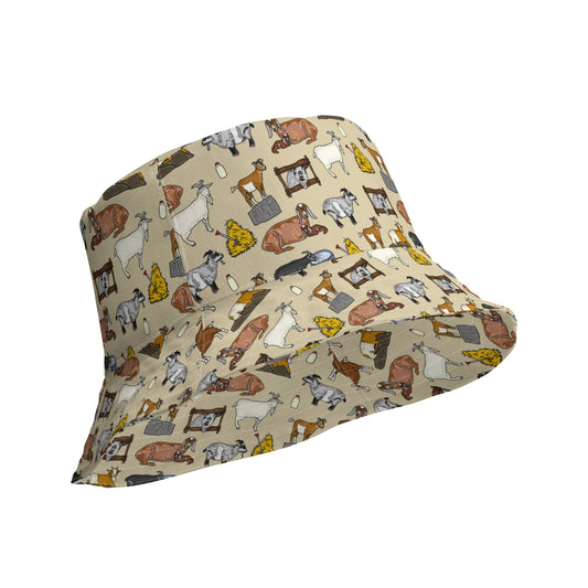 Goats Reversible Bucket Hat by Selina-Jayne