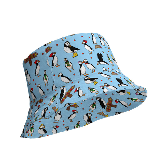 Puffins Reversible Bucket Hat by Selina-Jayne