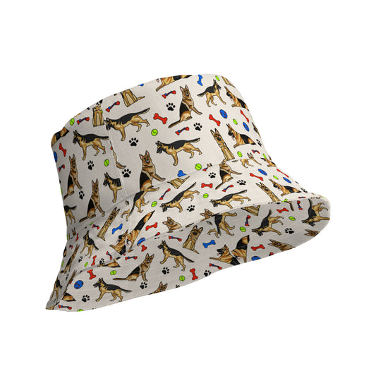 German Shepherd Reversible Bucket Hat by Selina-Jayne