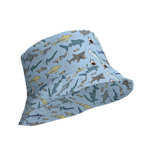 Sharks Reversible Bucket Hat by Selina-Jayne