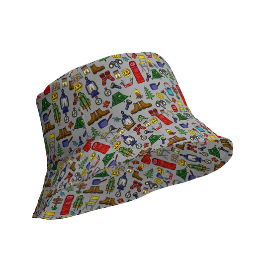 Camping Reversible Bucket Hat by Selina-Jayne