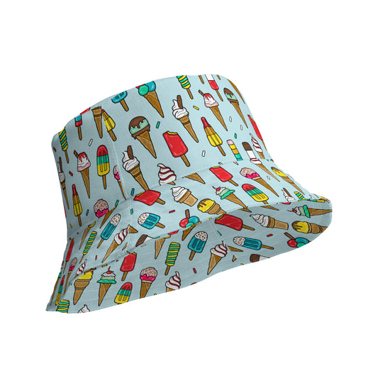 Ice Cream Reversible Bucket Hat by Selina-Jayne