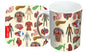 Anatomy Mug and Coaster Gift Set by Selina-Jayne