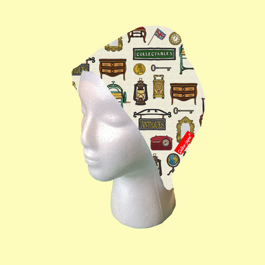 Antiques Scrub Cap by Selina-Jayne