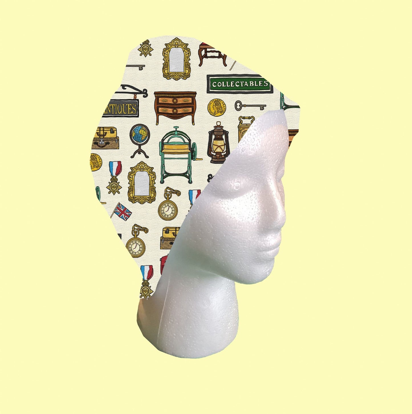 Antiques Scrub Cap by Selina-Jayne