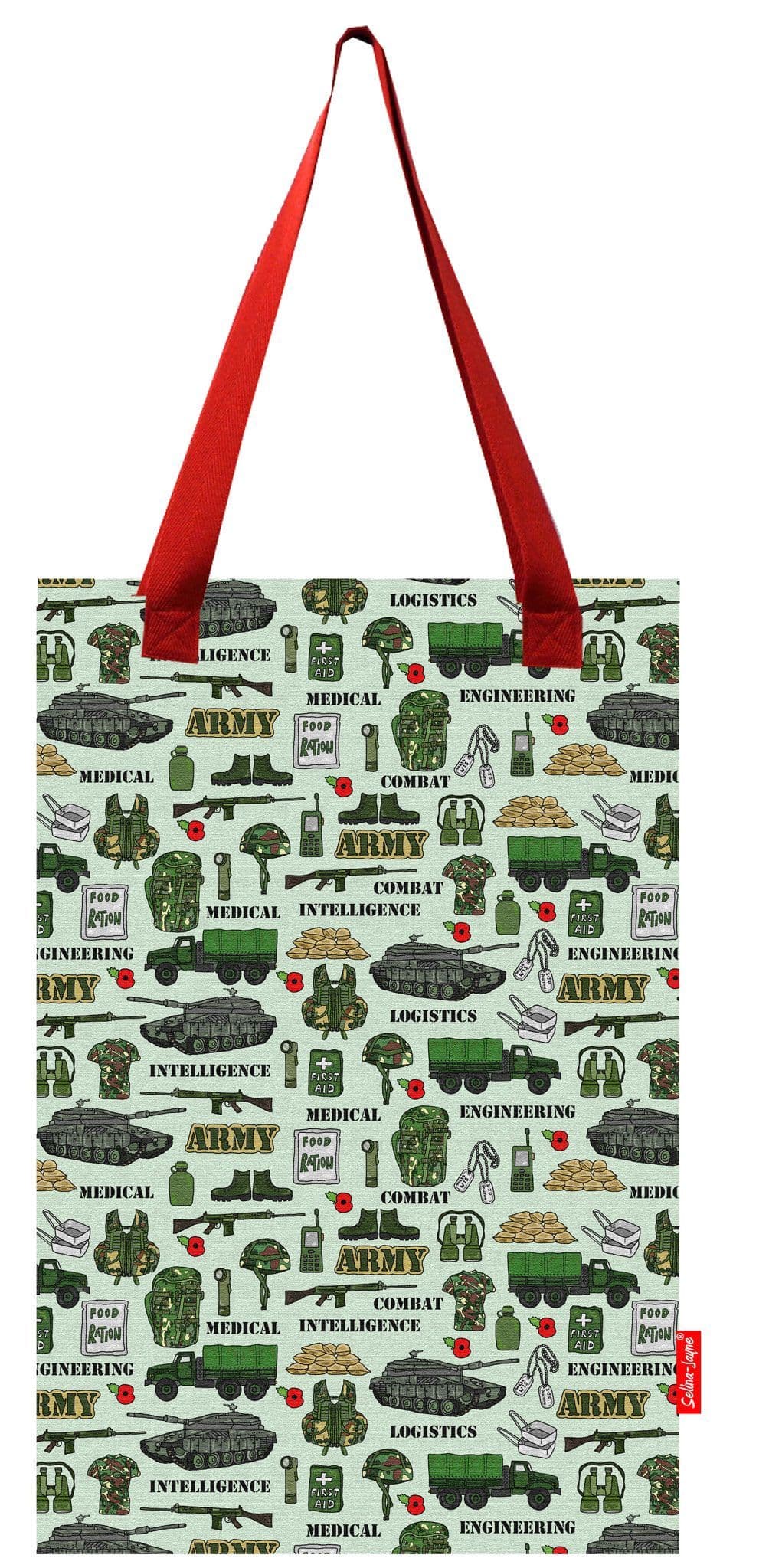 Army Tote Bag by Selina-Jayne