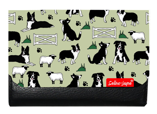 Border Collie Dogs Ladies Purse by Selina-Jayne