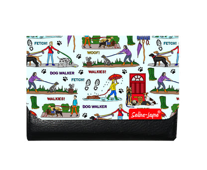 Dog Walker Ladies Purse by Selina-Jayne