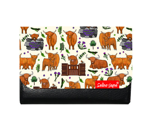 Highland Cows Ladies Purse by Selina-Jayne