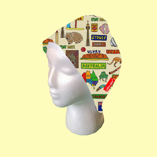 Australia Scrub Cap by Selina-Jayne