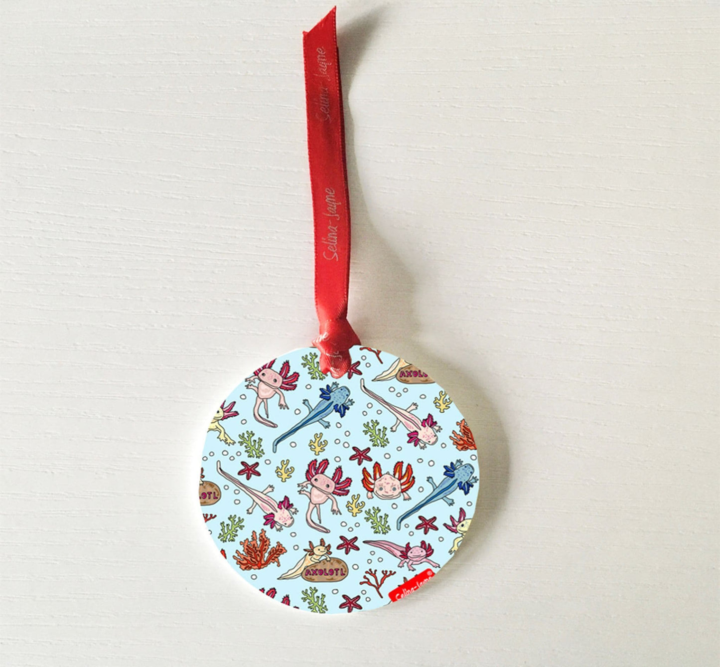 Axolotl Hanging Decoration by Selina-Jayne