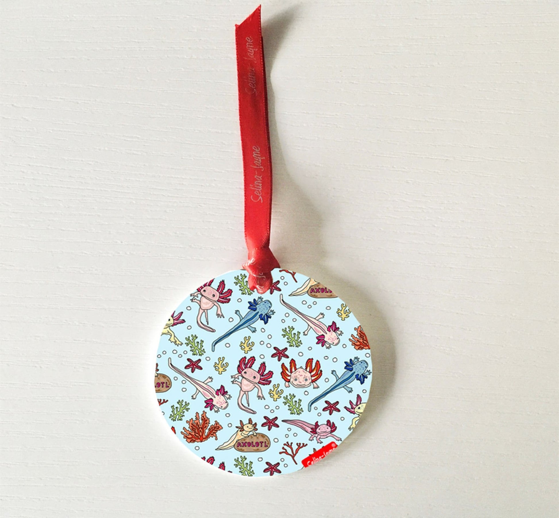 Axolotl Hanging Decoration by Selina-Jayne