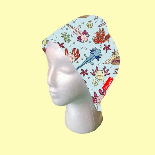 Axolotl Scrub Cap by Selina-Jayne