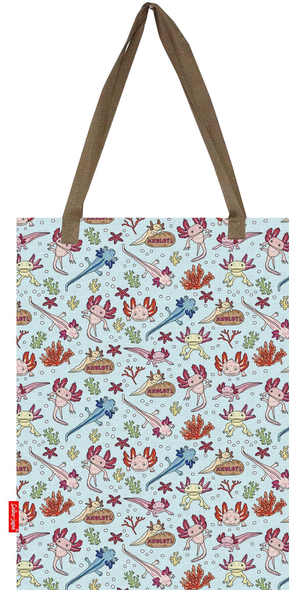 Axolotl Tote Bag by Selina-Jayne