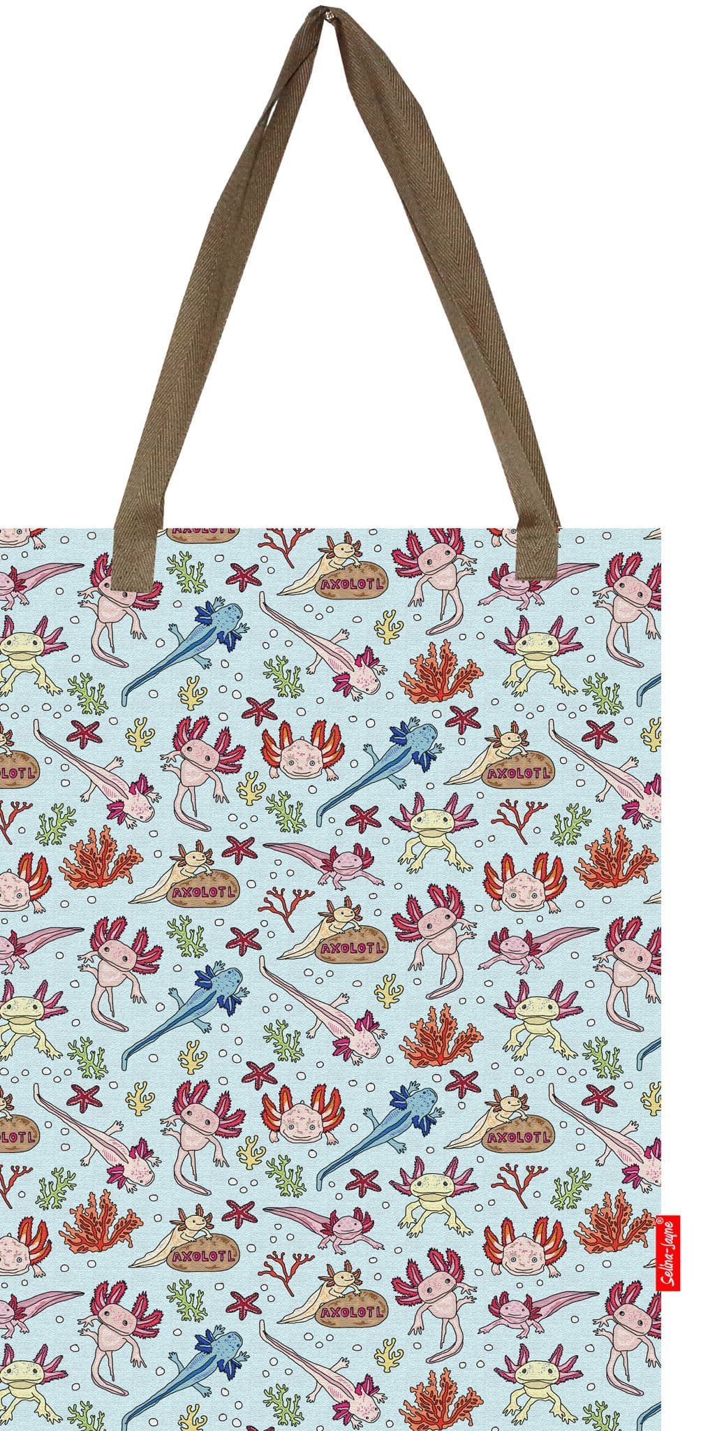 Axolotl Tote Bag by Selina-Jayne